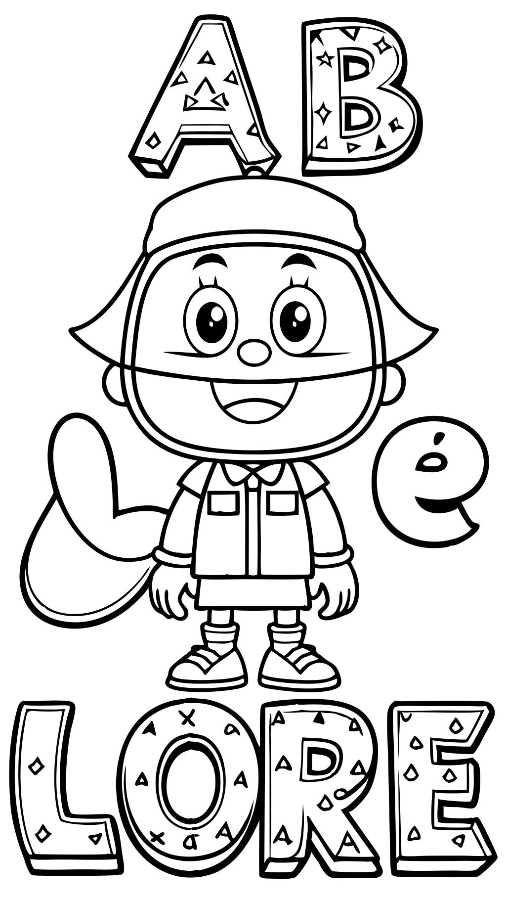 alphabet lore coloring pages